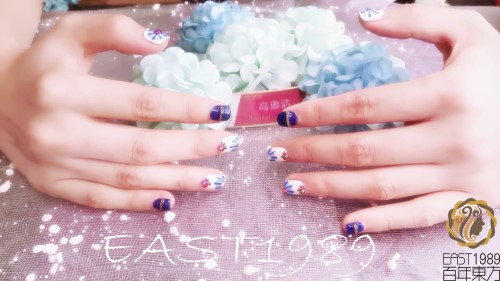  青花美甲怎么做？保定東方技工學(xué)校教你巧做美甲！