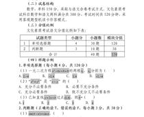 2023年河北省高職單招考試十類 和高職單招對(duì)口電子電工類、對(duì)口計(jì)算機(jī)類 文化素質(zhì)（數(shù)學(xué)）考試大綱